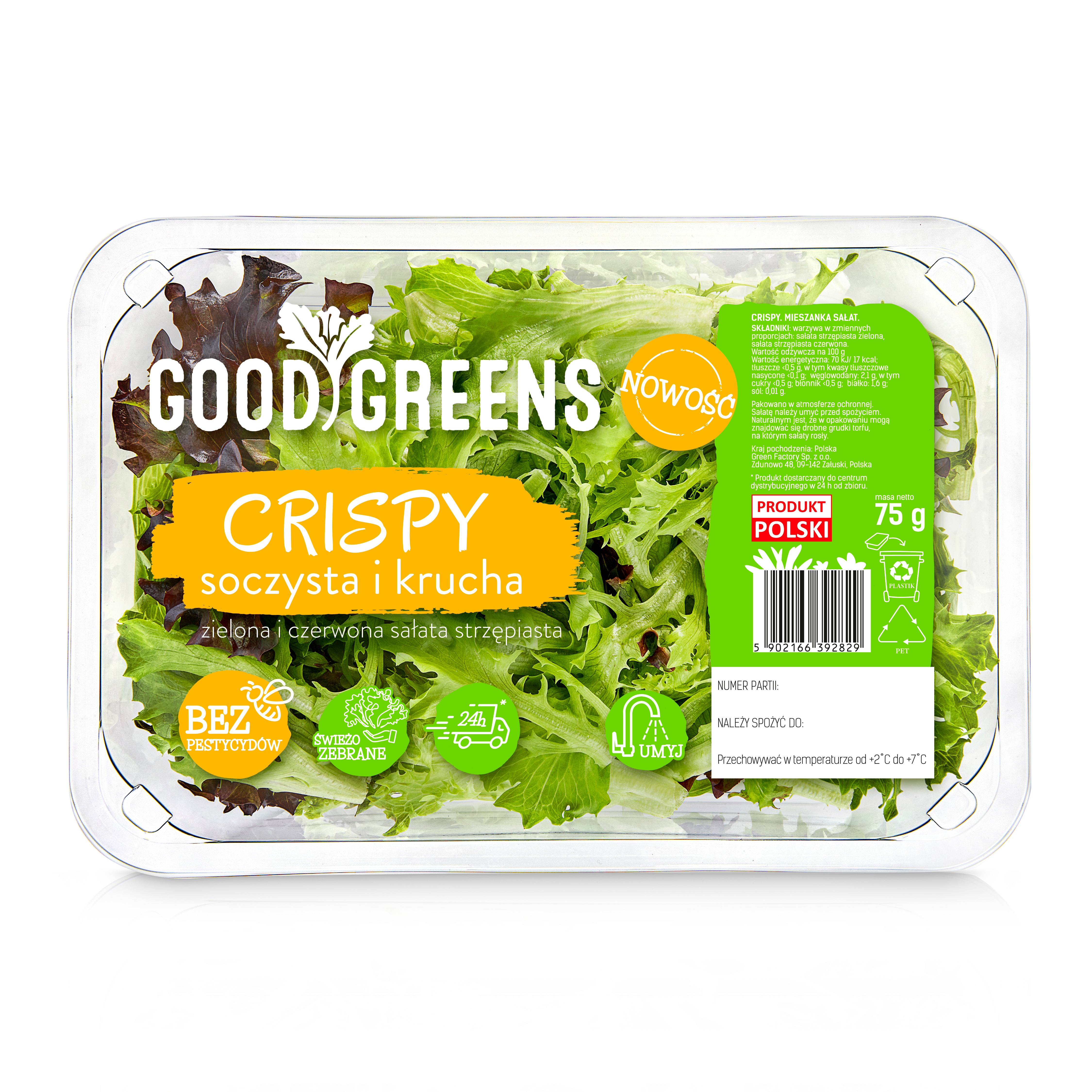 GOOD GREENS Mix sałat crispy