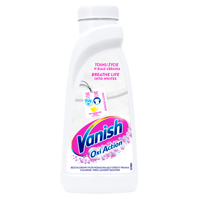 VANISH Oxi Action Odplamiacz do białych tkanin w płynie frisco.pl