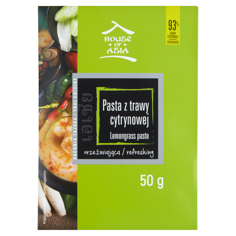 HOUSE OF ASIA Pasta z trawy cytrynowej