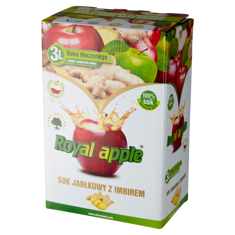 ROYAL APPLE Sok jabłkowy z imbirem