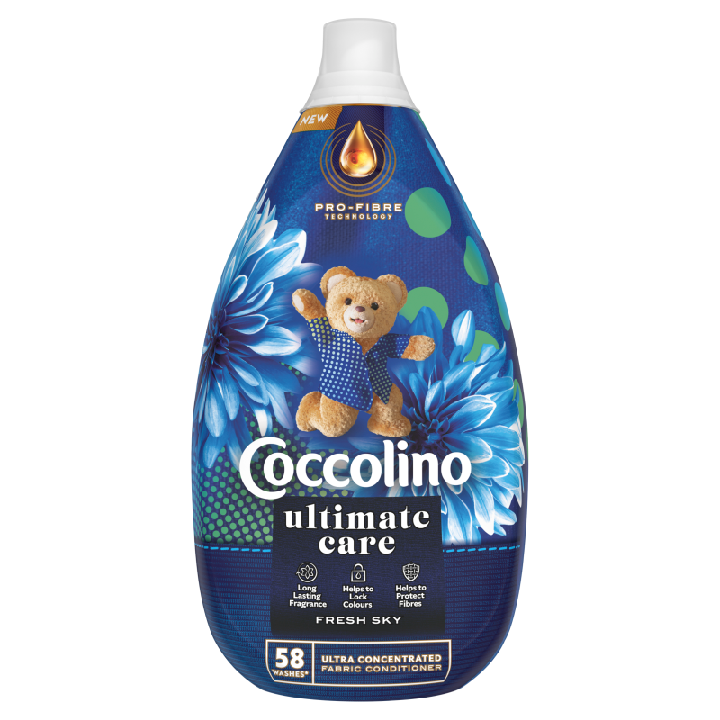 COCCOLINO Ultimate Care Fresh Sky Płyn do płukania z technologią chroniącą tkaniny