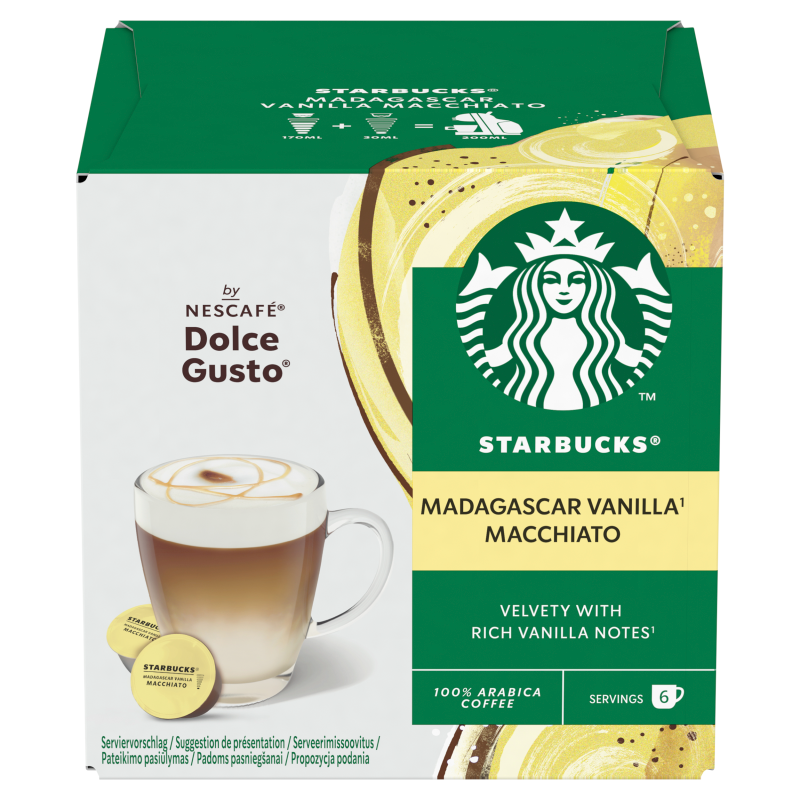 STARBUCKS Dolce Gusto Macchiatto Vanilla (12 kapsułek)