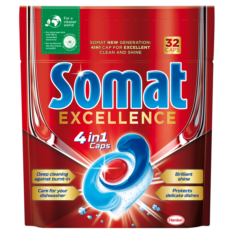 SOMAT Excellence Kapsułki do zmywarki 32 szt. frisco.pl