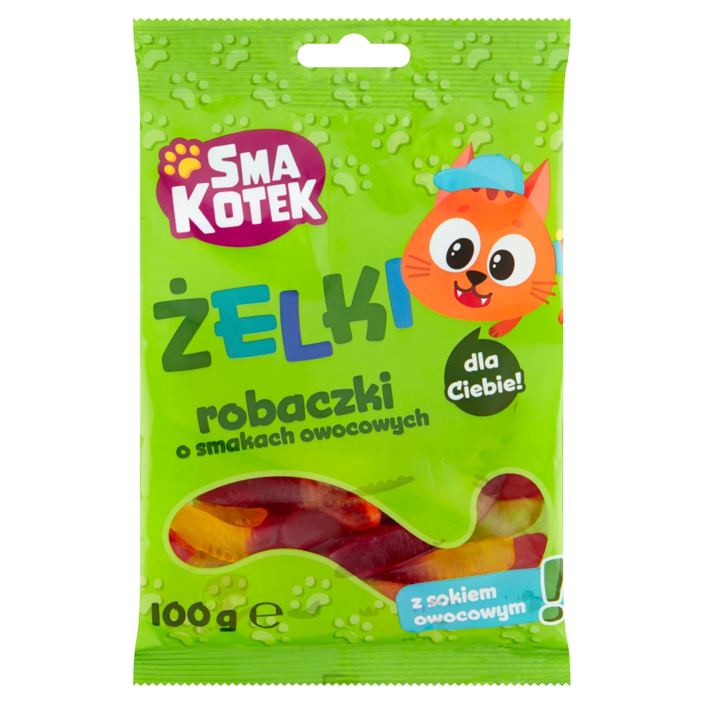 SMAKOTEK Żelki robaczki