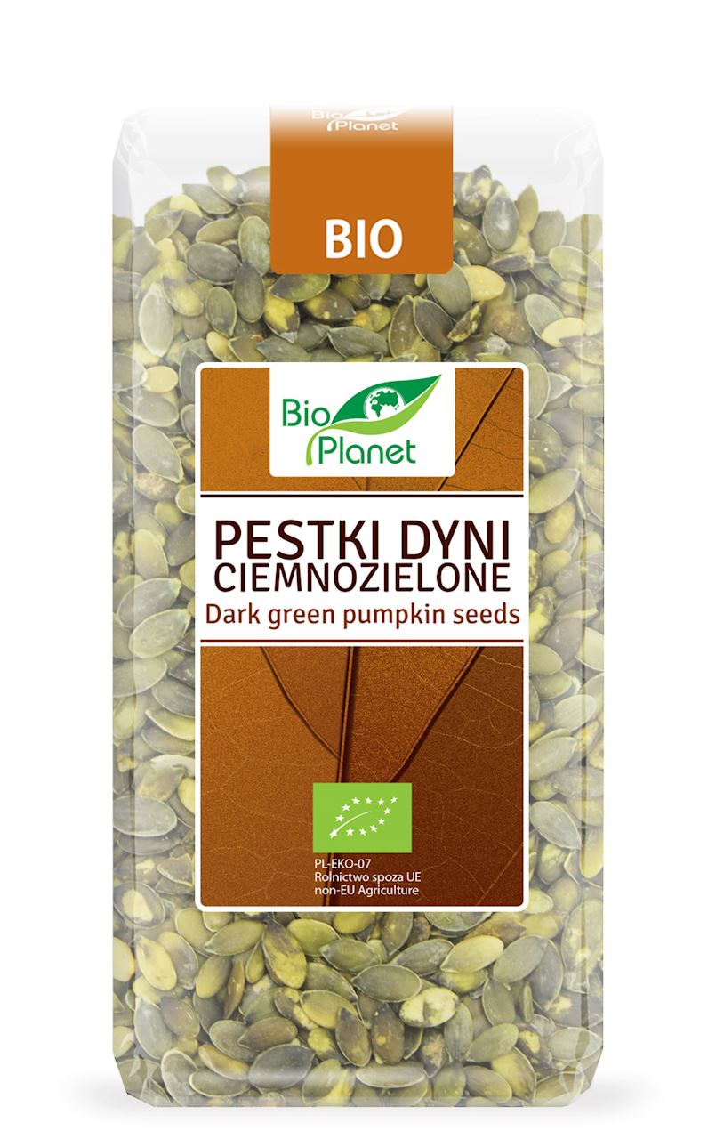 BIO PLANET Pestki dyni ciemnozielone BIO