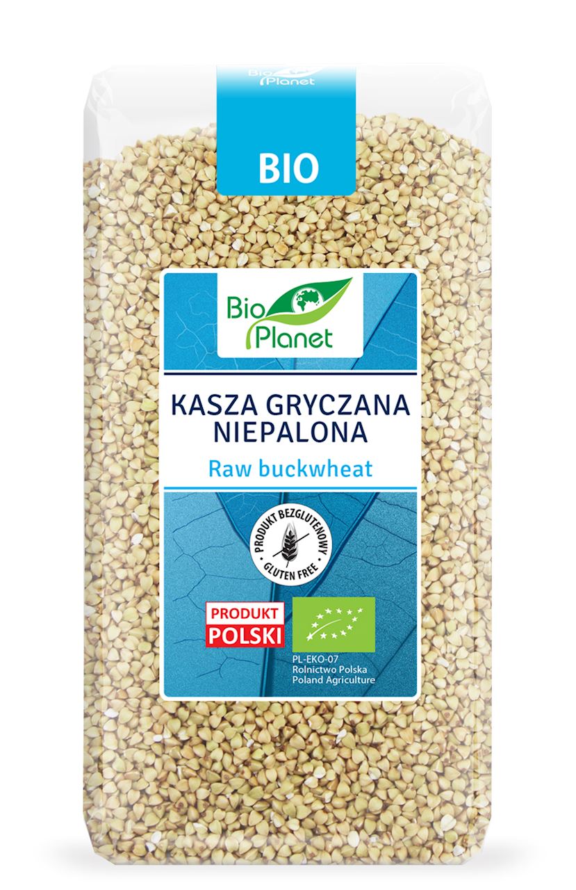 BIO PLANET Kasza gryczana niepalona bezglutenowa BIO