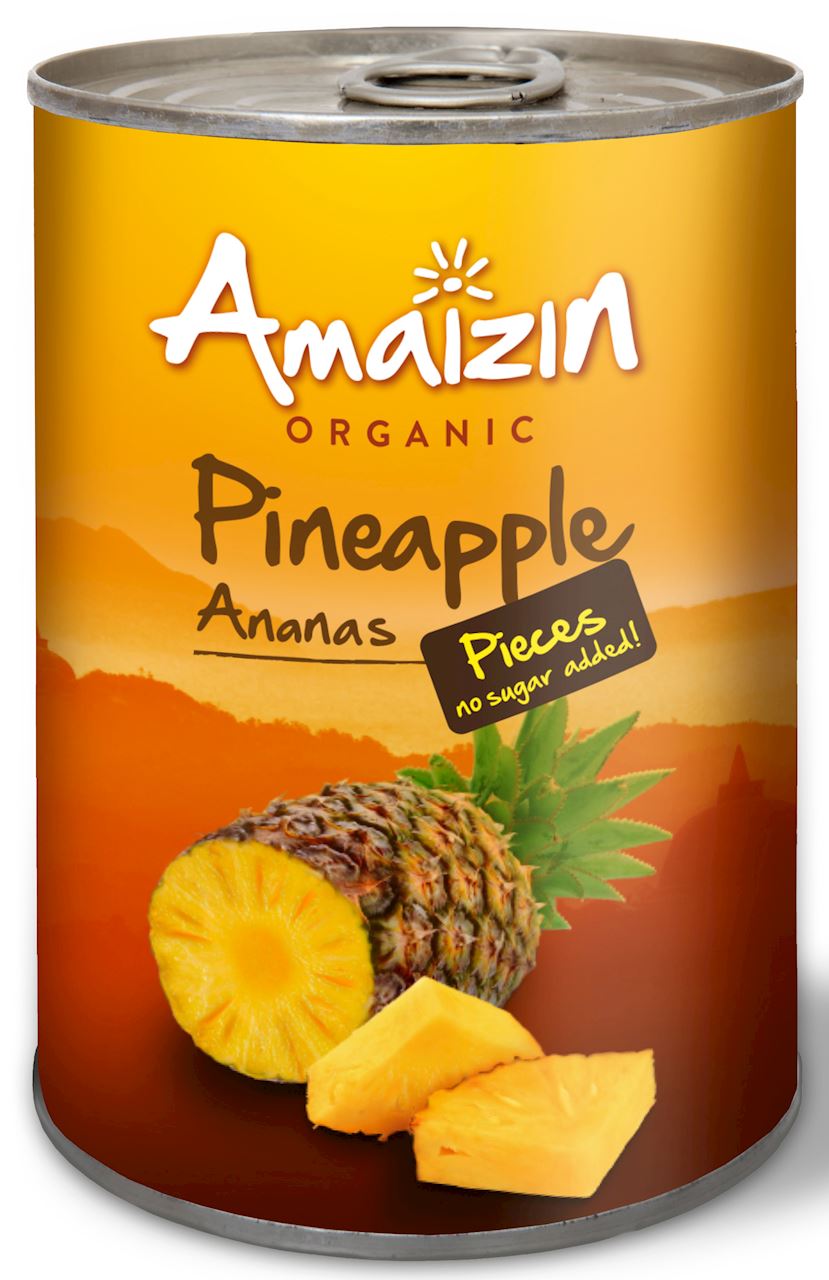 AMAIZIN Ananas w kawałkach BIO