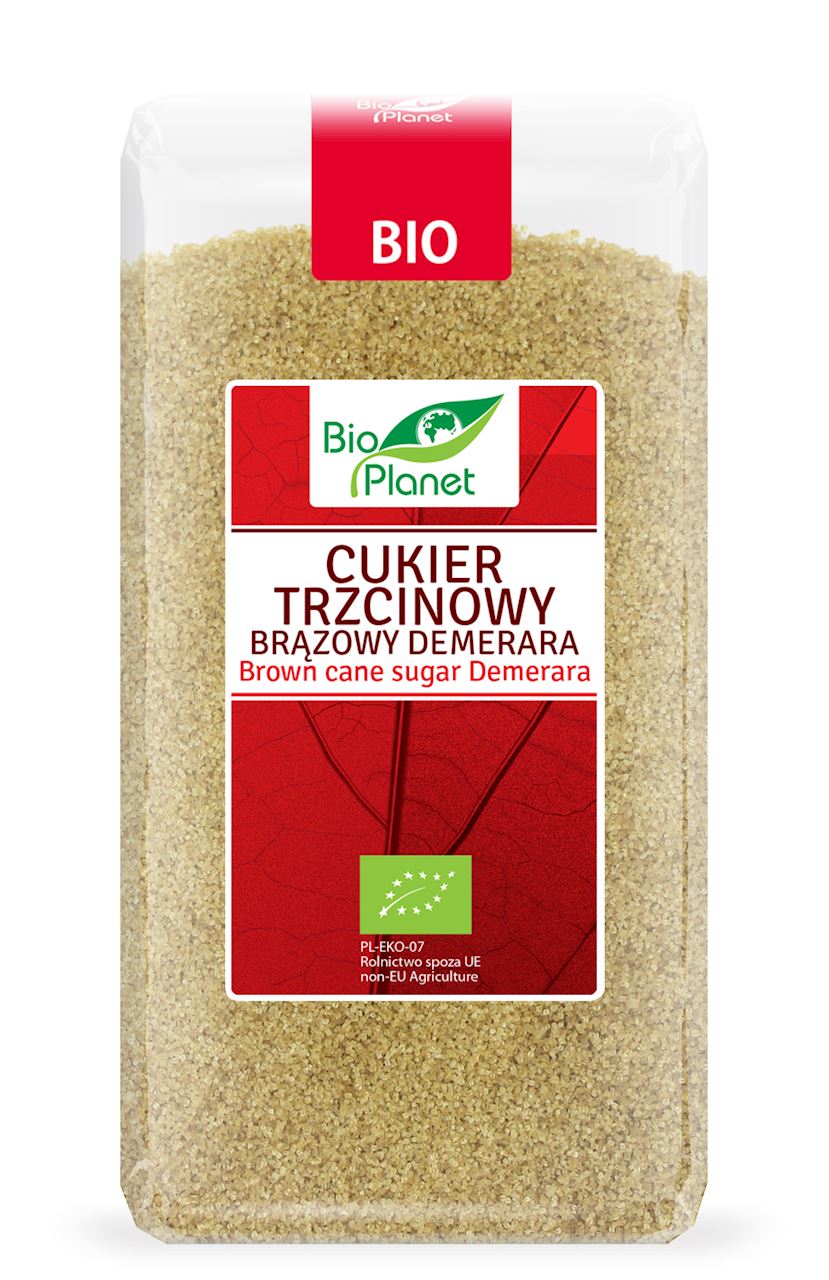 BIO PLANET Cukier trzcinowy (brązowy Demerara) BIO frisco.pl