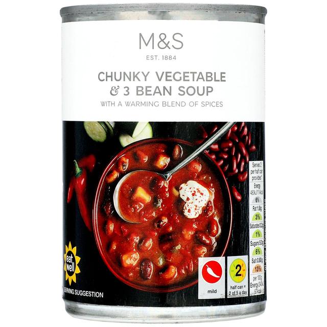 MARKS & SPENCER Zupa fasolowa z warzywami