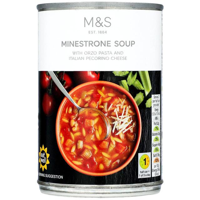 MARKS & SPENCER Minestrone - włoska zupa warzywna z serem pecorino