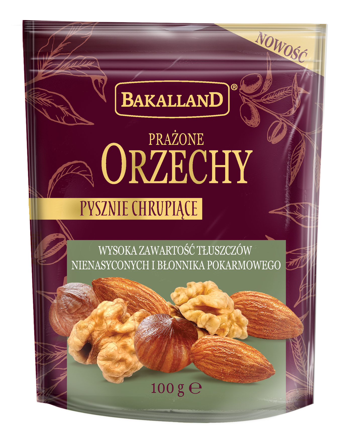 BAKALLAND Mieszanka orzechów prażonych