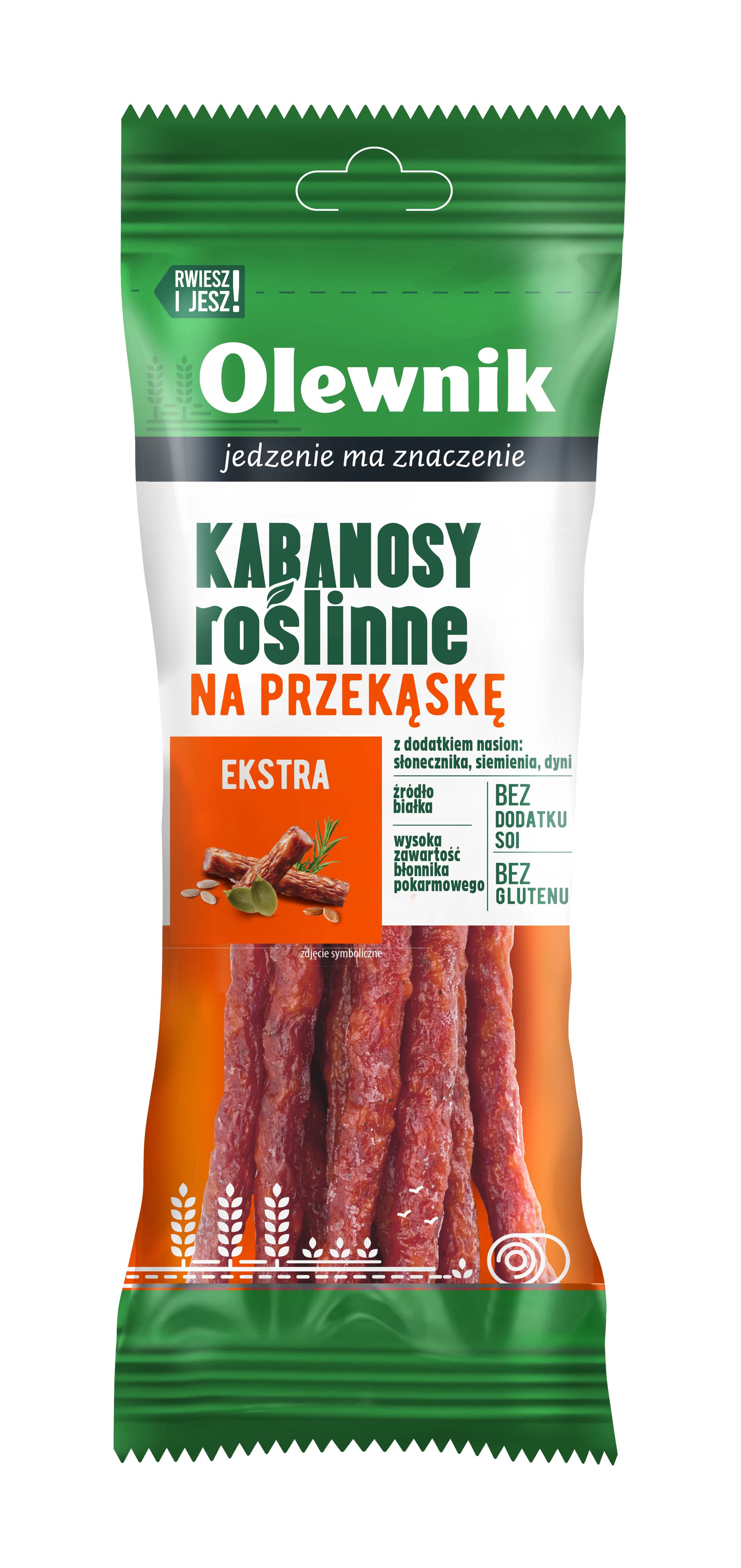 OLEWNIK Kabanosy roślinne ekstra