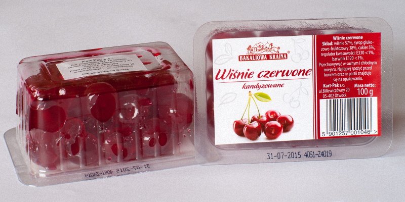 BAKALIOWA KRAINA Wiśnie czerwone kandyzowane