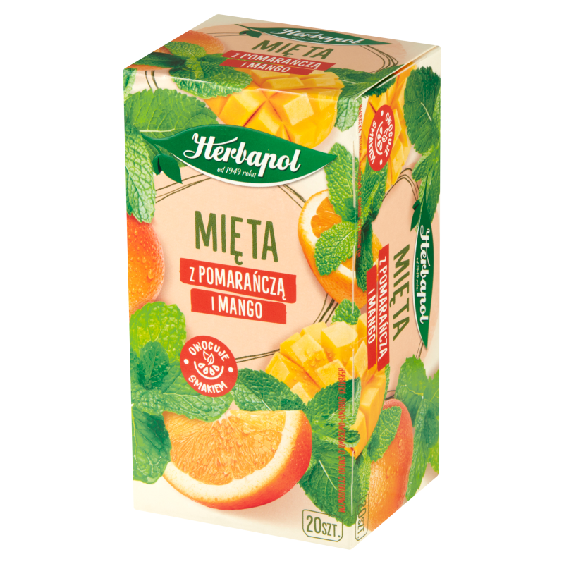 HERBAPOL Mięta z pomarańczą i mango 20 torebek ex. frisco.pl
