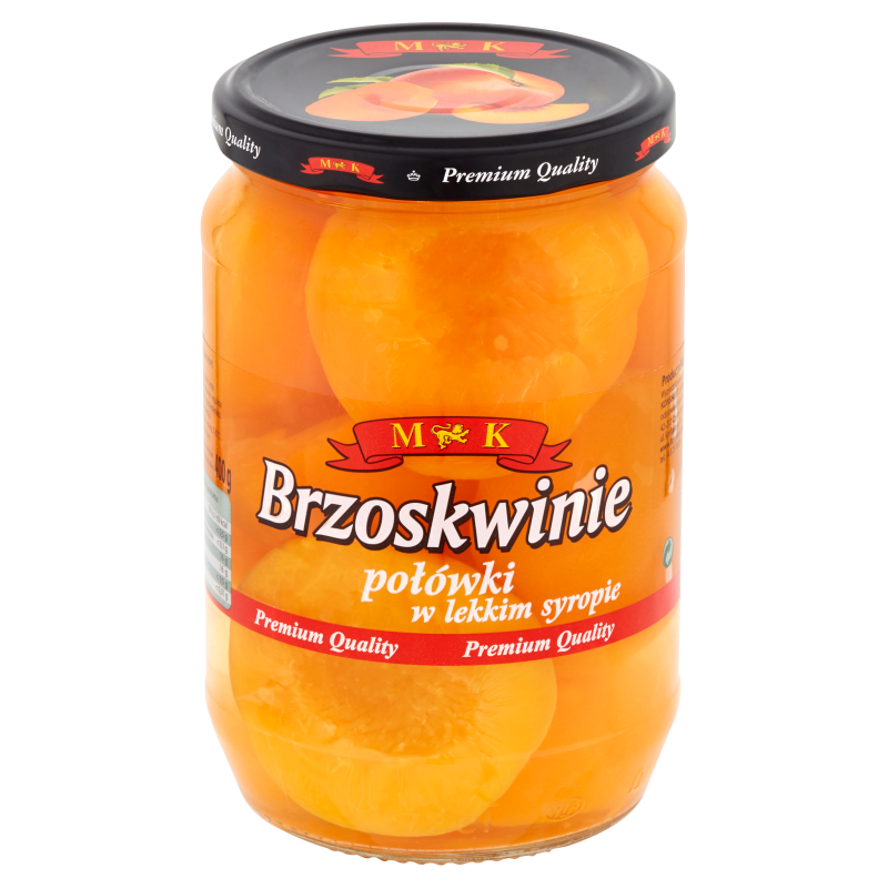 MK Brzoskwinie połówki w lekkim syropie (premium) frisco.pl
