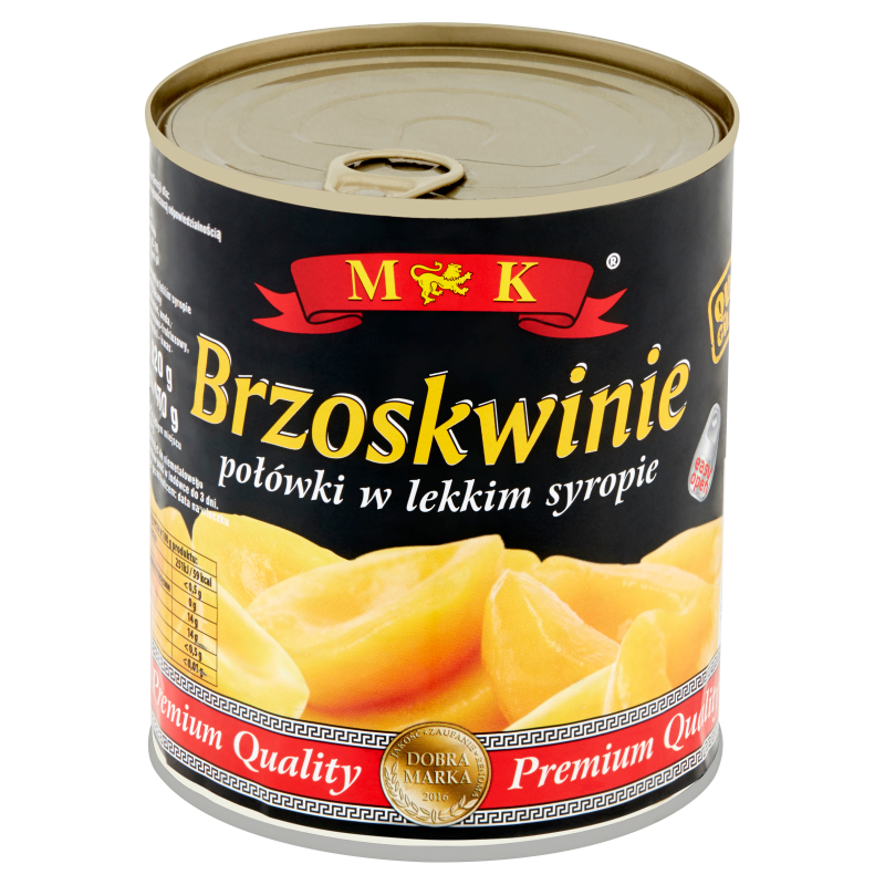 MK Brzoskwinie (połówki) w lekkim syropie