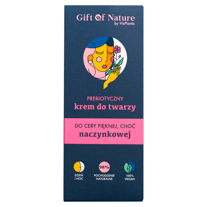 GIFT OF NATURE Krem do twarzy do cery naczynkowej Czystek