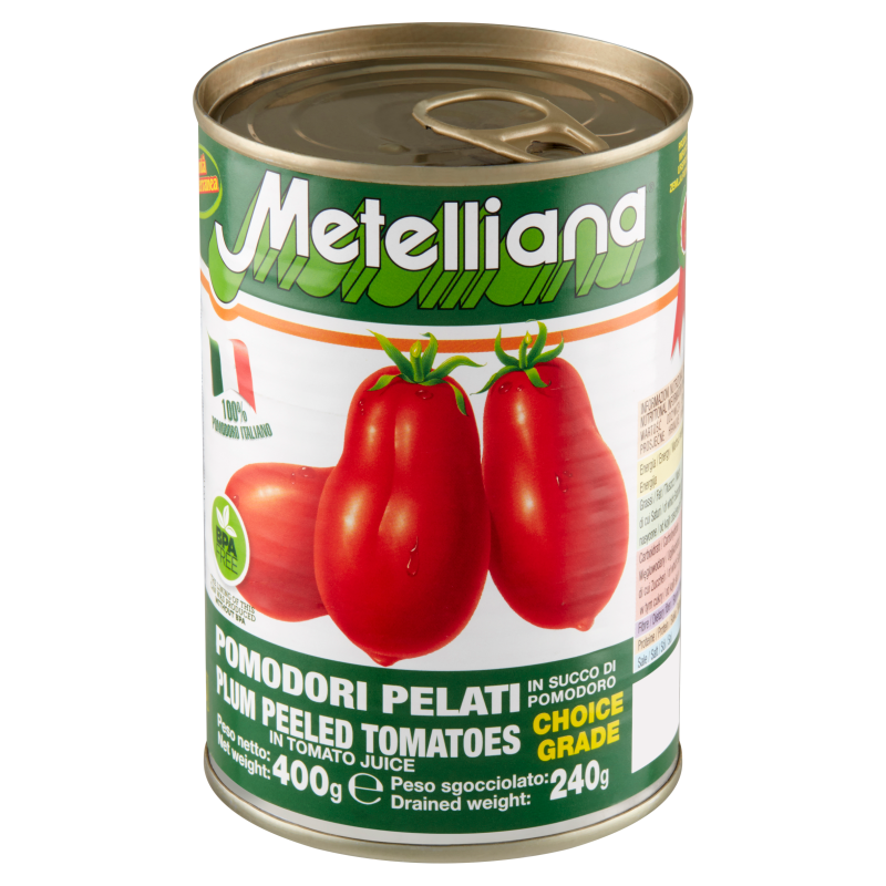 METELLIANA Pomidory pelati całe bez skórki