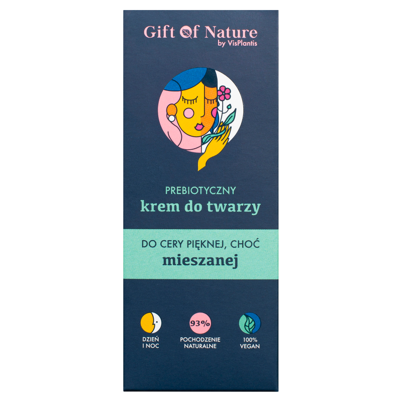GIFT OF NATURE Krem do twarzy do cery mieszanej Oregano