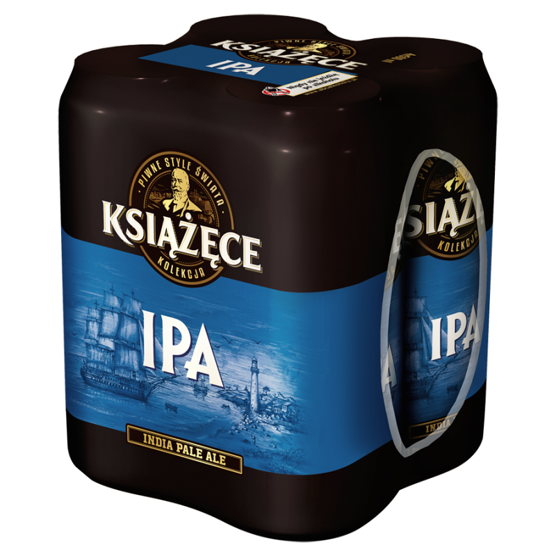 KSIĄŻĘCE IPA Piwo 4x500 (puszka)
