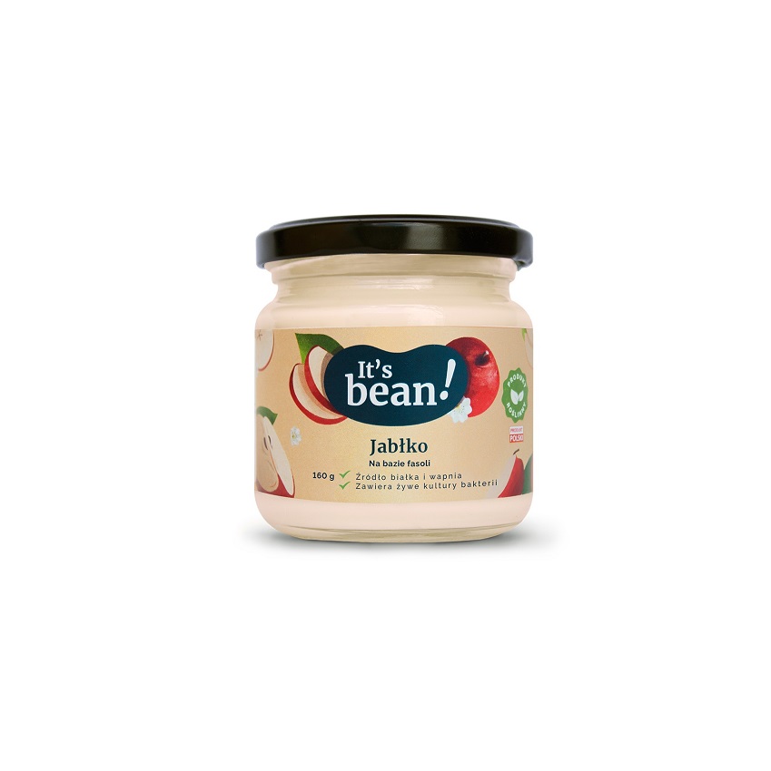 IT'S BEAN! Produkt wegański na bazie fasoli o jabłka