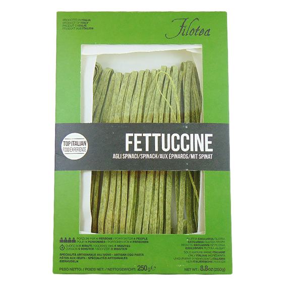 FILOTEA Makaron fettuccine ze szpinakiem