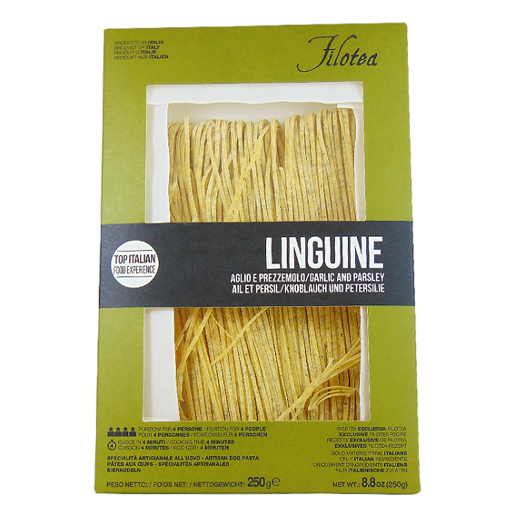 FILOTEA Makaron linguine z czosnkiem i natką pietruszki