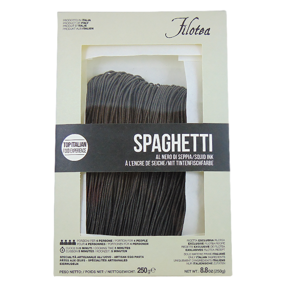 FILOTEA Makaron spaghetti nero di sepia