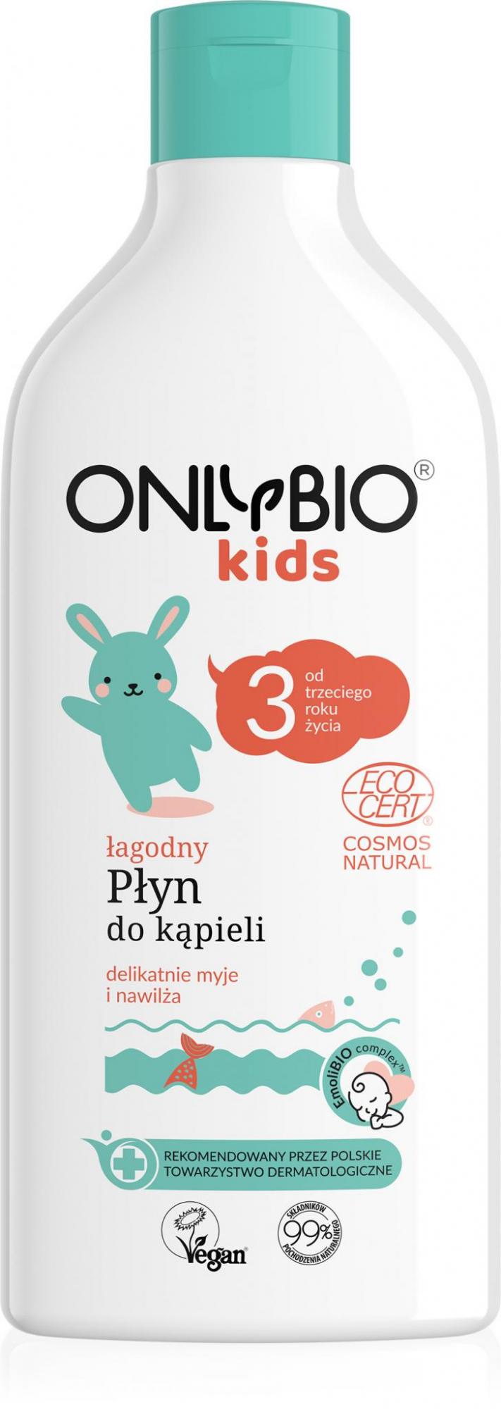 ONLY BIO Kids Płyn do kąpieli dla dzieci od 3. roku życia