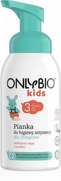 ONLY BIO Kids Pianka do higieny intymnej dla chłopców od 3. roku życia