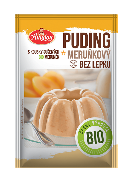 AMYLON Budyń morelowy bezglutenowy BIO