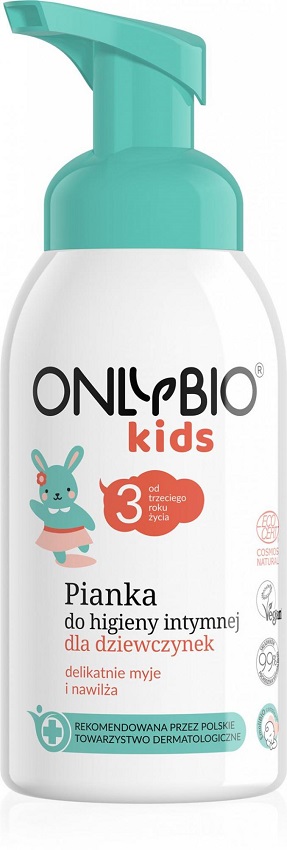 ONLY BIO Kids Pianka do higieny intymnej dla dziewczynek od 3. roku życia