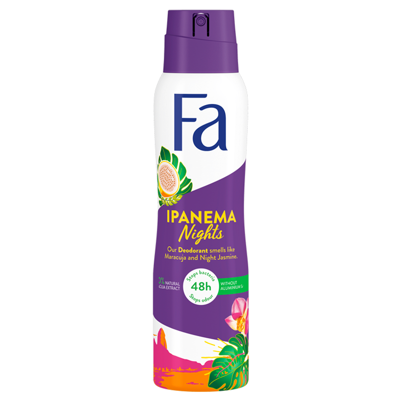 FA Ipanema Nights 48h dezodorant w sprayu o zapachu jaśminu frisco.pl