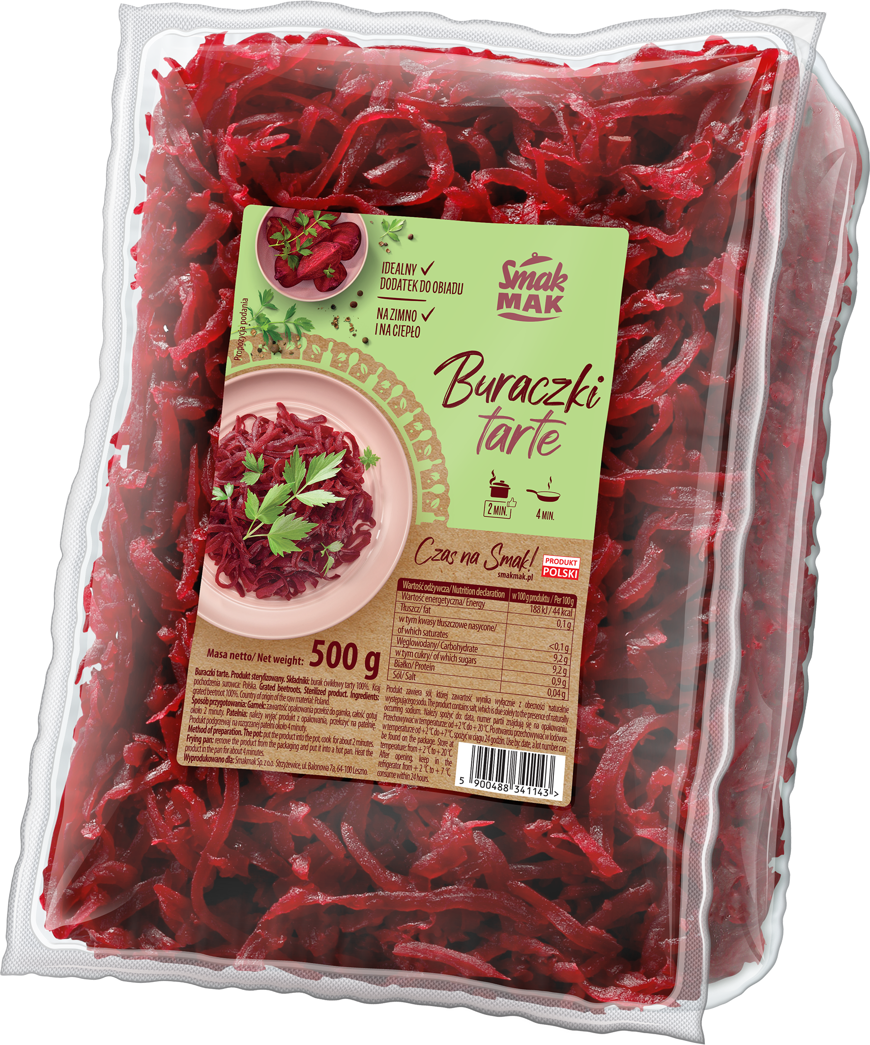SMAKMAK Buraczki gotowane tarte