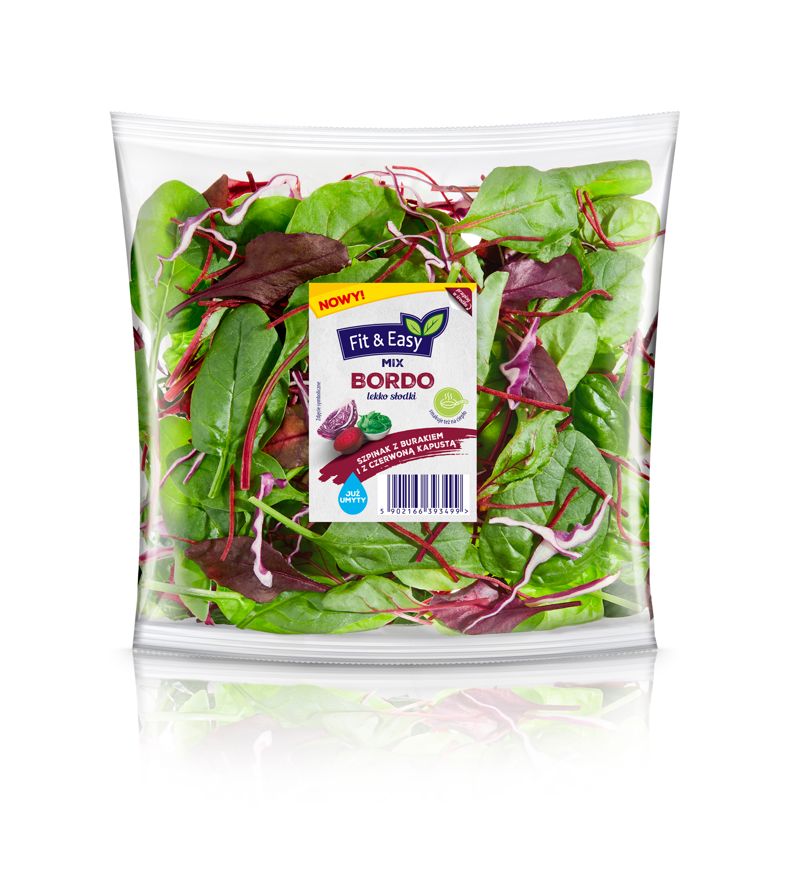 FIT&EASY Miks Bordo ze szpinakiem burakiem i czerwoną kapustą