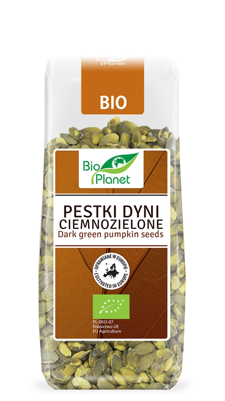 BIO PLANET Pestki dyni ciemnozielone BIO