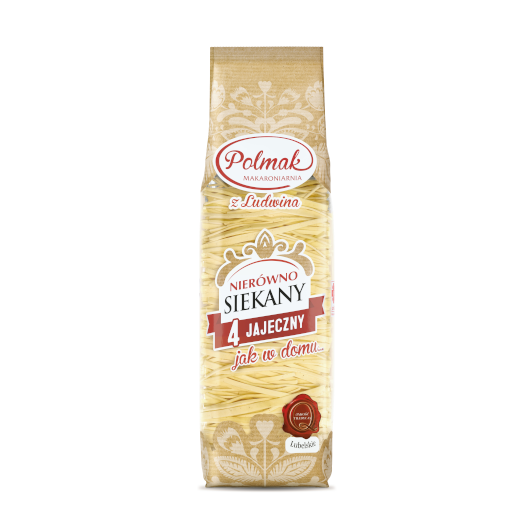 POLMAK Makaron 4-jajeczny - nierówno siekany