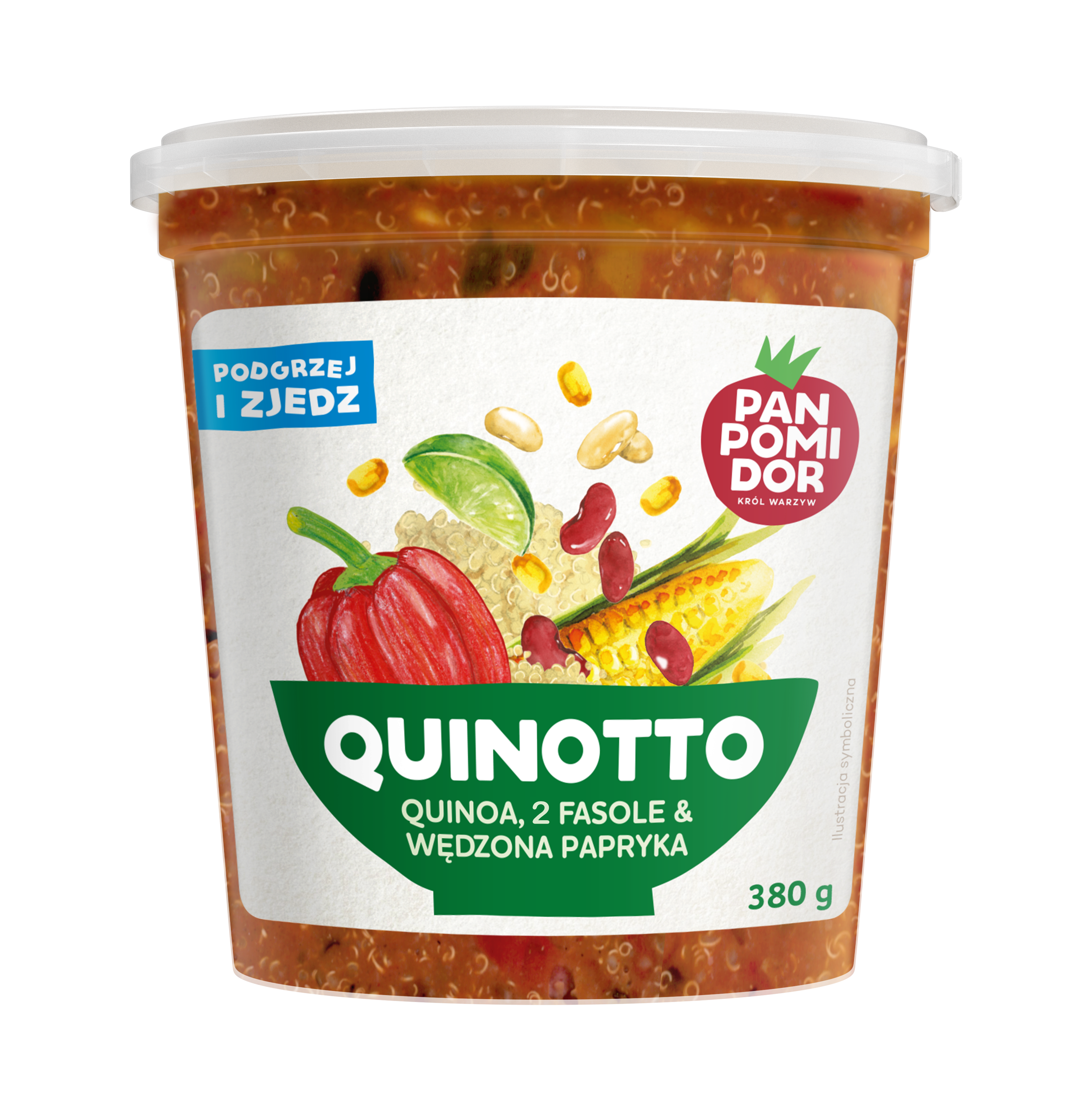PAN POMIDOR Quinotto quinoa 2 fasole & wędzona papryka