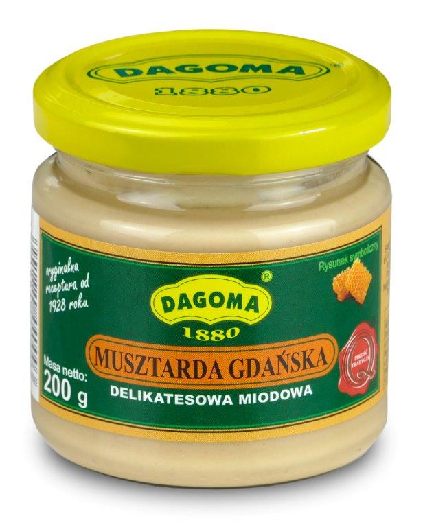 DAGOMA Musztarda gdańska (delikatesowa miodowa)