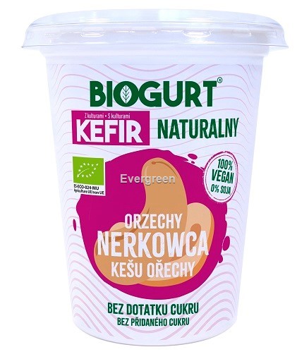 BIOGURT Wegańska fermentowana alternatywa kefiru z orzechów nerkowca bez cukru BIO