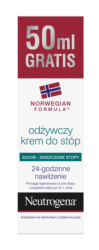 NEUTROGENA® Formuła Norweska Krem do suchych i zniszczonych stóp