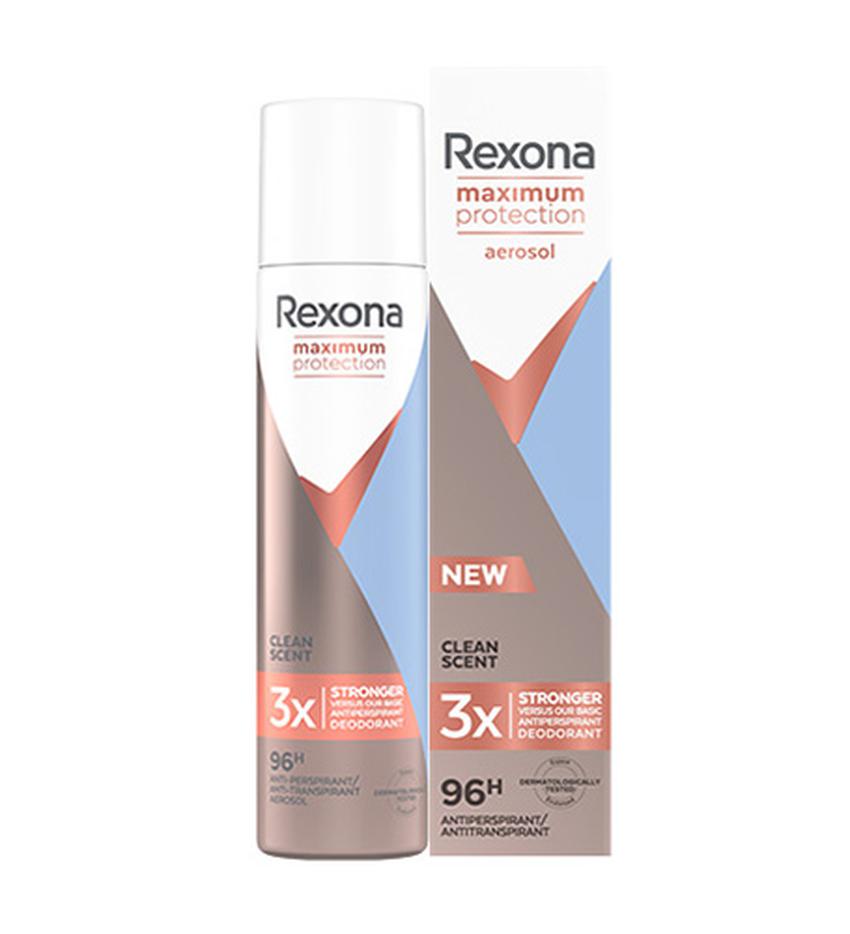 REXONA Bloker potu w sprayu dla kobiet Maximum Protection Clean Scent