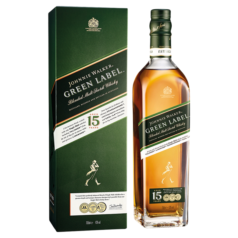 JOHNNIE WALKER Green Label Scotch Whisky