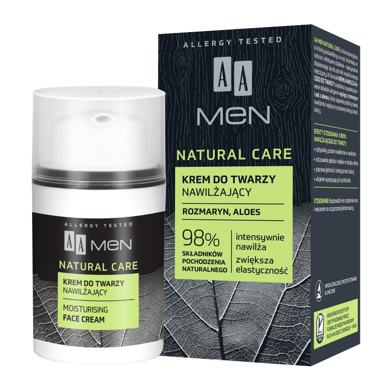 AA MEN Krem nawilżający Natural Care