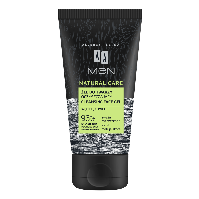AA MEN Żel do mycia twarzy Natural Care