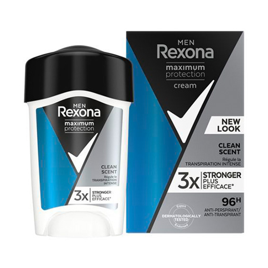 REXONA MEN Bloker potu w kremowym sztyfcie dla mężczyzn Maximum Protection Clean Scent