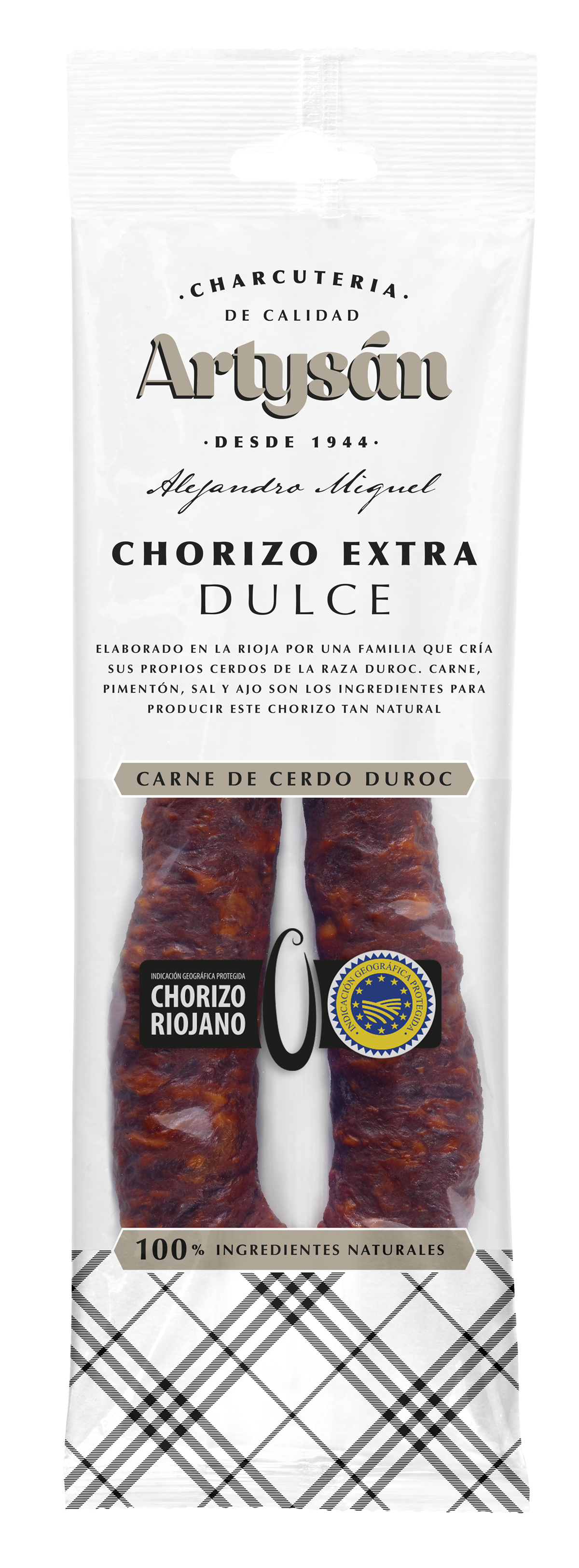 ARTYSAN Chorizo Duroc ekstra łagodne sarta