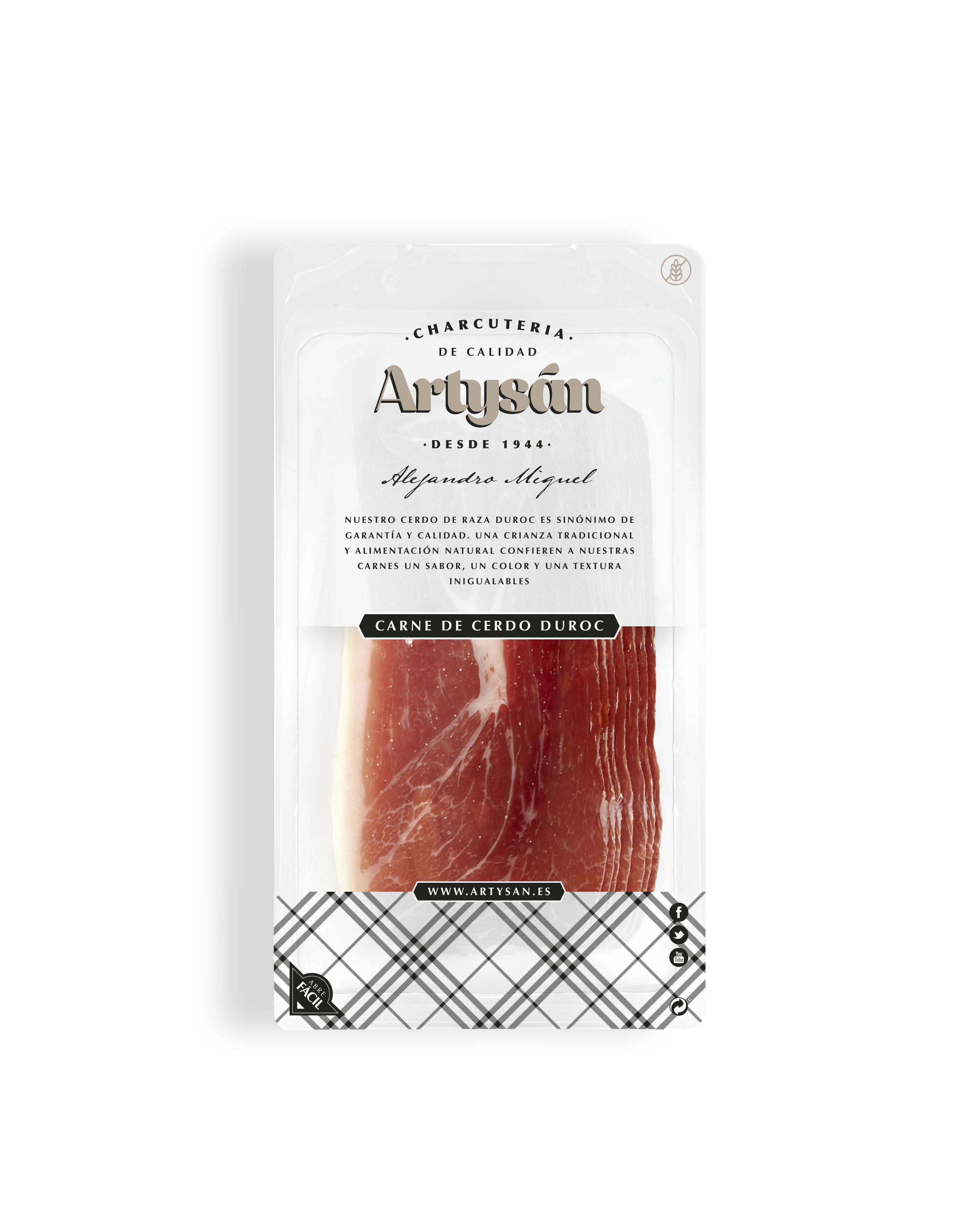 ARTYSAN Szynka serrano Duroc reserva 14-miesięcy w plastrach