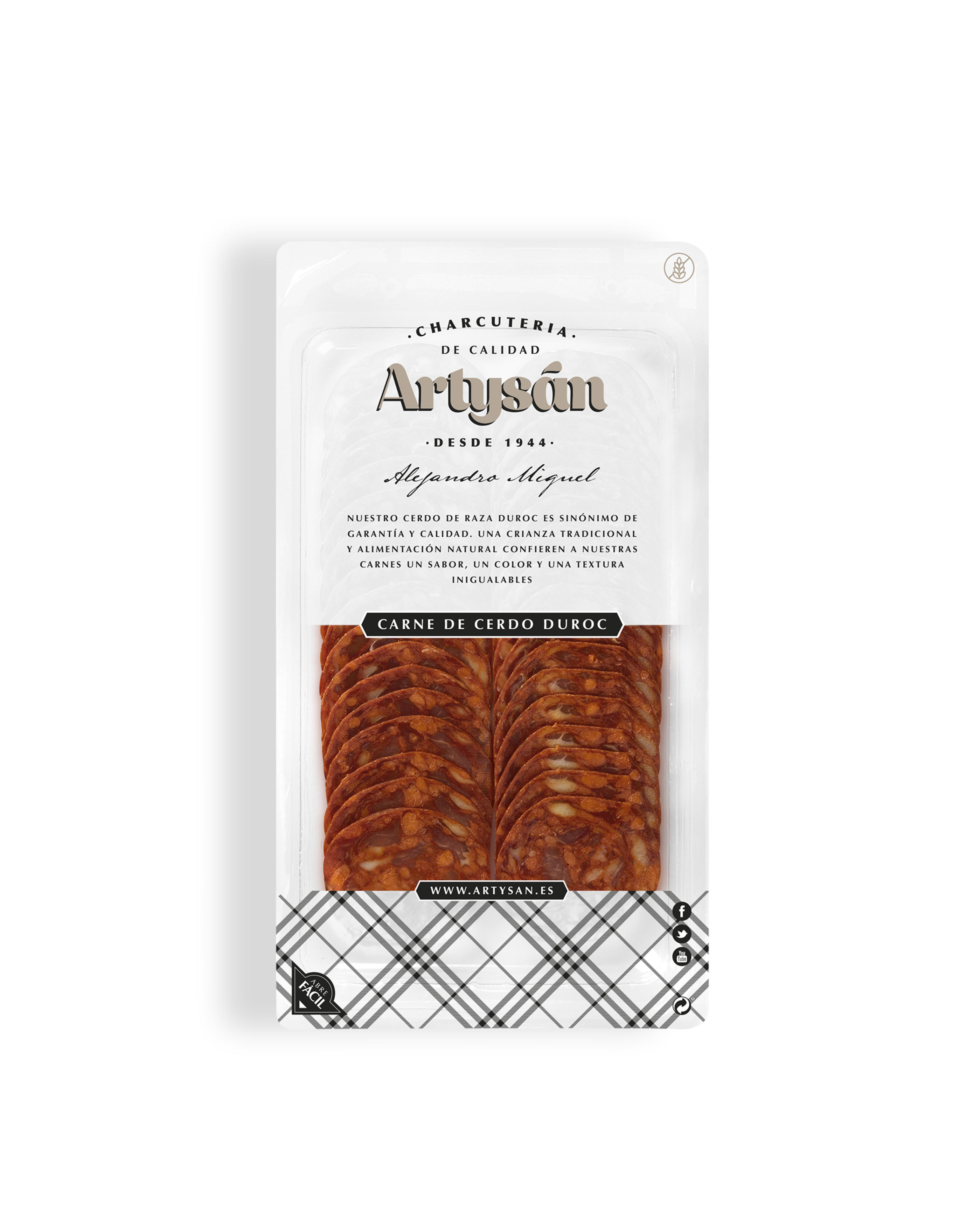 ARTYSAN Chorizo ekstra Duroc w plastrach