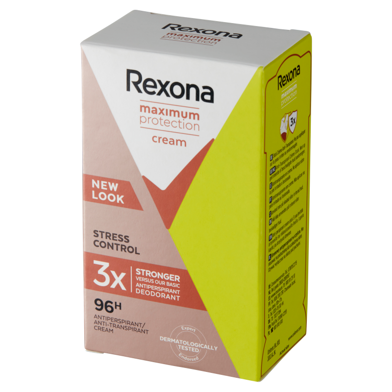 REXONA Bloker potu w kremowym sztyfcie dla kobiet Maximum Protection Stress Control